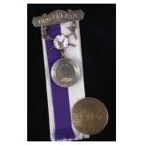 RARE Early Brass Montana Western Accoutrements