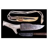 Three Plains Indian Rustic Trade Knives