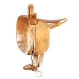 Early Antique Supple Leather Side Saddle