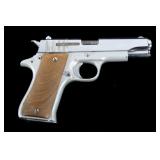 Star SA BKS Cal. 9mm 1911 Nickel Semi-Auto Pistol