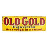 Old Gold Cigarettes Double Sided Tin Sign