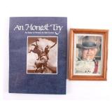 Bob Scriver Bronze Book and Signed Photograph