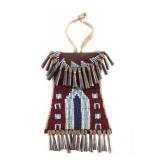 Kiowa Style Beaded Strike-a-Lite Bag