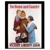 Original WWI Victory Liberty Loan War Bond Poster