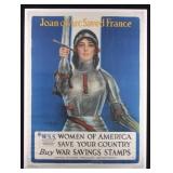 Original WWI Joan of Arc Poster