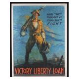 Original WWI Victory Liberty Loan War Poster