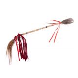 Sioux Crazy Beaded Stone Skull Cracker War Club