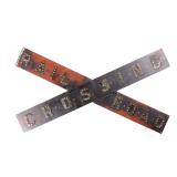 Railroad Crossing Sign Cat-Eye Reflectors c. 1930