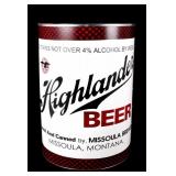Highlander Beer Figural Can Advertising Sign