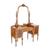 Landstrom Furniture Co. Burl Mahogany Vanity