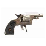 Baby Hammered Folding Trigger .22 Nickel Revolver