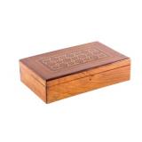 Antique Inlaid Wooden Sewing Box