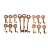 Burlington Northern Railroad Key Collection