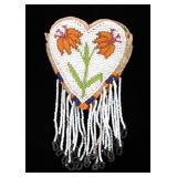 Plains Indian Beaded Pictorial Pouch