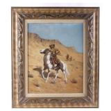 Frederic B. Remington "The Scout" Oil Painting
