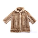Blonde Mink Fur Coat