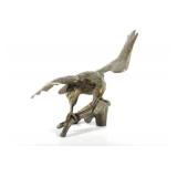 Custom Large Brass Eagle Centerpiece