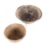 Mississippian Culture Period Scalloped Rim Bowls