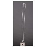 Montana Moss Picture Agate Sterling Necklace