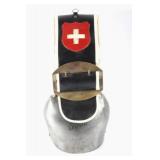 Large Leysin, Switzerland Dairy Cow Brass Cowbell