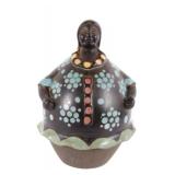 Signed Navajo Figural Women Seed Pot