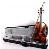 Violin With Bow And Case
