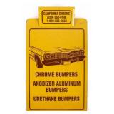 Vintage "California Chrome" Advertising Clipboard