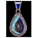 Percy Spencer Turquoise and Lapis Lazuli Necklace