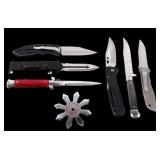 Assorted Knifes - Spring Assist, Folders, Fixed
