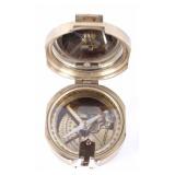 Brass Natural Sine Compass by Stanley London