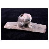 Woodland Era Hopewell Fox & Snake Pipe 200 B.C.E