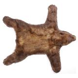 Montana Black Bear Double Mounted Taxidermy Rug