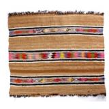 Navajo Mohair Hand Woven Crystal Pattern Rug