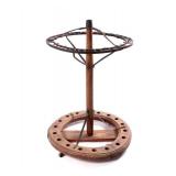 Antique Wooden Wrought Iron Fly Rod Holder