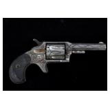 Engraved Lee Arms Co. Red Jacket No.3 .32 Revolver