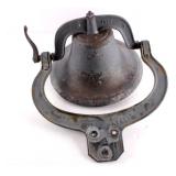 Antique Cast Iron School Bell