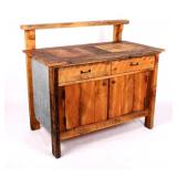 Montana Rustic Reclaimed Timber Potting Bench