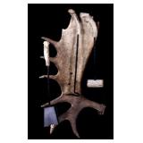 Moose Paddle Fireplace Tool Set