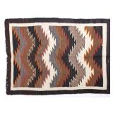 Navajo Crystal Eye Dazzler Trade Wool Rug