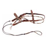 Deer Lodge Prison Hitched Horsehair Headstall