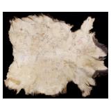 Plain Indian Polychrome Pictorial Painted Elk Hide