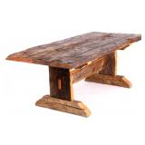 Montana Rustic Reclaimed Timber Harvest Table