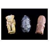 Mississippian Style Carved Stone Fetishes