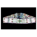 Ojibwe Fully Beaded Headband circa 1900