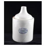 The Oak St. Maries Idaho Whiskey Crock Jug