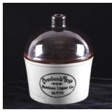 Overland Rye Whiskey Jug  Butte Montana Liquor Co.