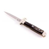 Campolin Ring Pull Buffalo Horn Switchblade Knife