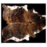 Brindle Pattern Montana Steer Hide Taxidermy Rug