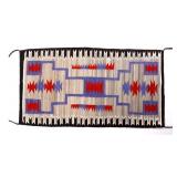 Navajo Two Grey Hills Wool Rug