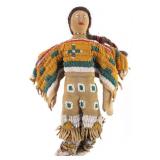 Plains Indian Beaded Doll